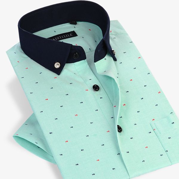 wholesale- summer 2017 men short sleeve fish bone pattern casual shirts contrast color comfort soft slim fit cotton button down dress shirt, White;black
wholesale- summer 2017 men short sleeve fish bone pattern casual shirts contrast color comfort soft slim fit cotton button down dress shirt, White;black