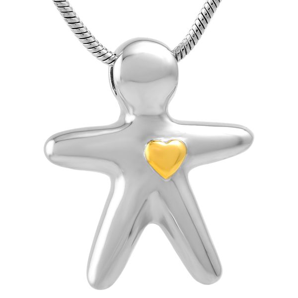 ijd9720 kid shape 316l stainless steel cremation jewelry pendant necklace ashes keepsake urn memory necklace, Silver
ijd9720 kid shape 316l stainless steel cremation jewelry pendant necklace ashes keepsake urn memory necklace, Silver