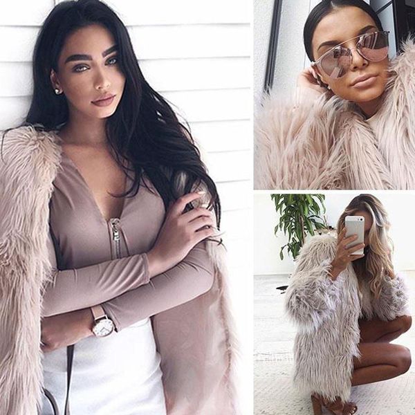 2017 women's fashion winter warm faux fur fox coat jackets casacos femininos long sleeve parka hair jacket coat outwear plus size, Black
2017 women's fashion winter warm faux fur fox coat jackets casacos femininos long sleeve parka hair jacket coat outwear plus size, Black