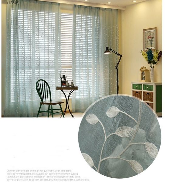 sheer curtains floral leaves embroidered curtains faux rod pocket curtains for girls room
sheer curtains floral leaves embroidered curtains faux rod pocket curtains for girls room