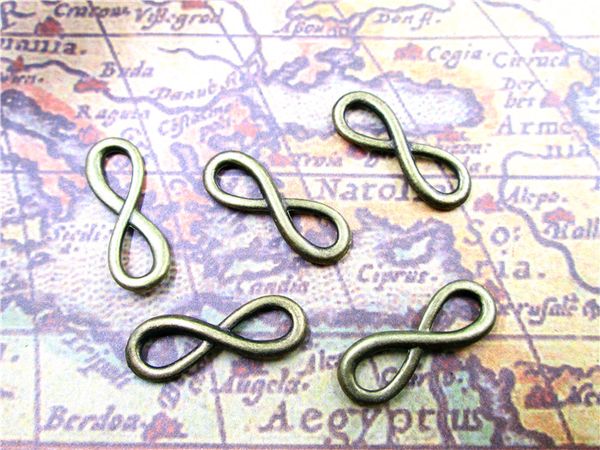 75pcs antique bronze charms connector - symbol charms pendants 9x24mm, Bronze;silver
75pcs antique bronze charms connector - symbol charms pendants 9x24mm, Bronze;silver