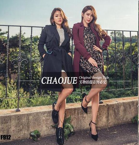 women in the spring and autumn period and the new boutique show thin long collar double-breasted trench coat / s-4xl, Black
women in the spring and autumn period and the new boutique show thin long collar double-breasted trench coat / s-4xl, Black