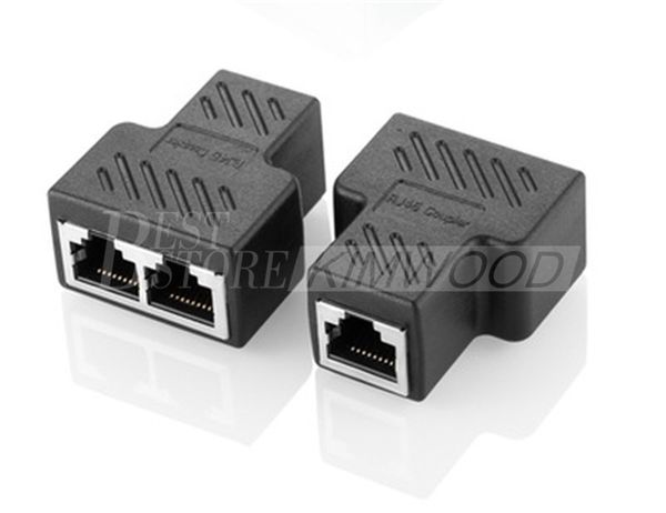 RJ45 Splitter Connectors 1 to 2 Ways Ethernet cables interface RJ-45 Socket Adapter 8P8C HUB Network LAN Internet PC laptop router c
RJ45 Splitter Connectors 1 to 2 Ways Ethernet cables interface RJ-45 Socket Adapter 8P8C HUB Network LAN Internet PC laptop router c