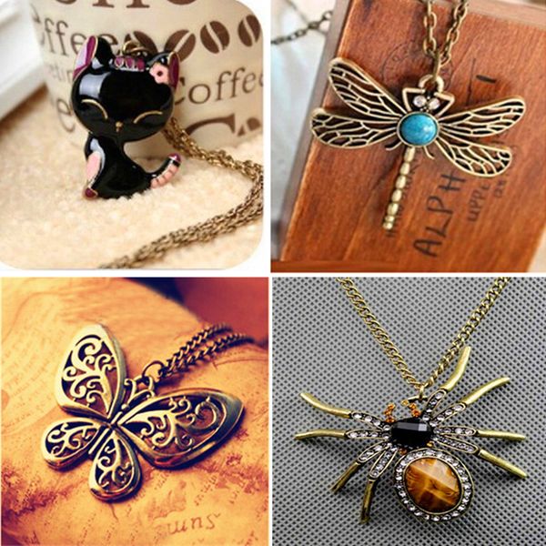 wholesale- vintage butterfly owl necklaces pendants women statement necklace retro pendant for gift party wedding, Silver
wholesale- vintage butterfly owl necklaces pendants women statement necklace retro pendant for gift party wedding, Silver