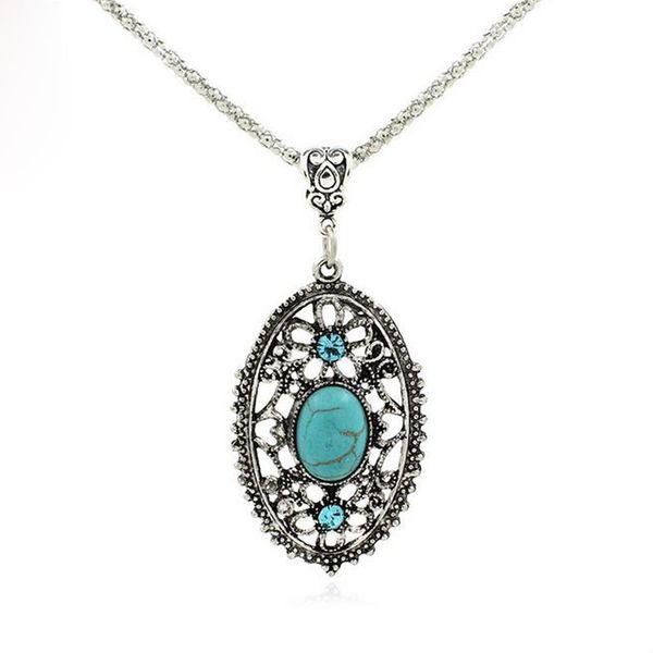 2017 new wholesale-new jewelry bohemia elegant hollow flower oval pretty pendant turquoise stone necklace wholesale, Silver
2017 new wholesale-new jewelry bohemia elegant hollow flower oval pretty pendant turquoise stone necklace wholesale, Silver