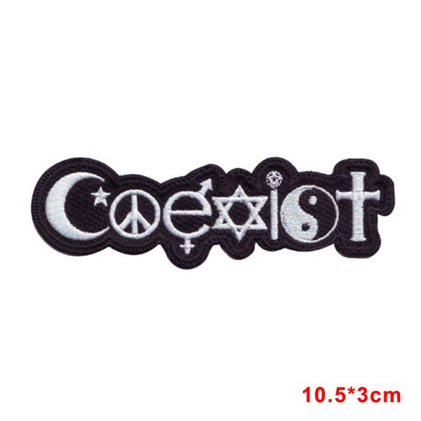 COEXIST moon star peace EMBROIDERED SEW ON PATCH for chlothing for Jacket Jeans Clothing hats Badge
COEXIST moon star peace EMBROIDERED SEW ON PATCH for chlothing for Jacket Jeans Clothing hats Badge