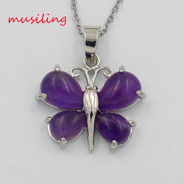 musiling jewelry necklaces & pendants butterfly stone pendant necklace chain silver plated charms pendants fashion jewelry for women
musiling jewelry necklaces & pendants butterfly stone pendant necklace chain silver plated charms pendants fashion jewelry for women