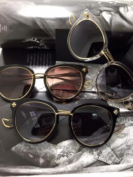 women chrome cat eye sunglasses black-gold gray gradient lenses brand new with case box, White;black
women chrome cat eye sunglasses black-gold gray gradient lenses brand new with case box, White;black