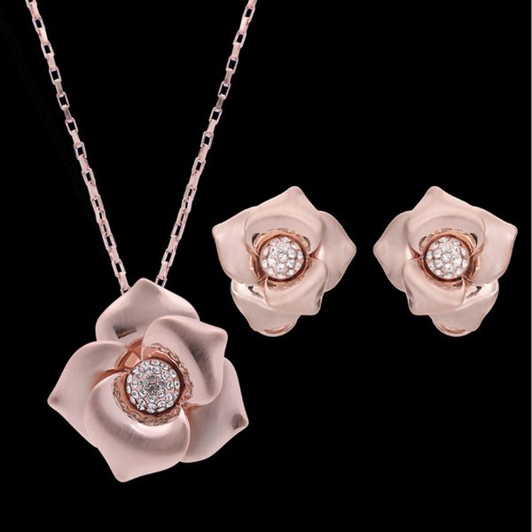 earrings necklaces jewelry sets fashion women rhinestone 18k gold plated flowers party jewelry 2-piece set wholesale js322, Silver
earrings necklaces jewelry sets fashion women rhinestone 18k gold plated flowers party jewelry 2-piece set wholesale js322, Silver