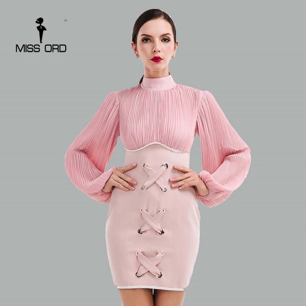 wholesale- missord 2017 long sleeve fold high-necked eyelet dress ft4751, White;black
wholesale- missord 2017 long sleeve fold high-necked eyelet dress ft4751, White;black