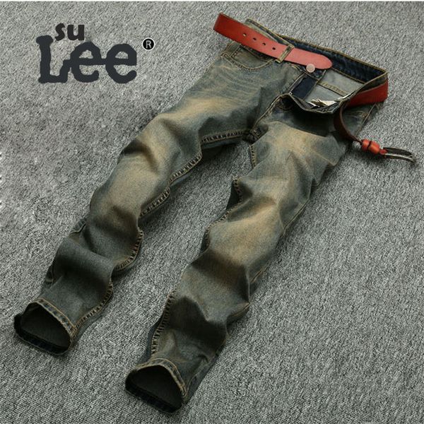 wholesale-2016 brand jeans straight new fashion nostalgia blue high grade slim jeans straight retro men leisure denim jeans
wholesale-2016 brand jeans straight new fashion nostalgia blue high grade slim jeans straight retro men leisure denim jeans