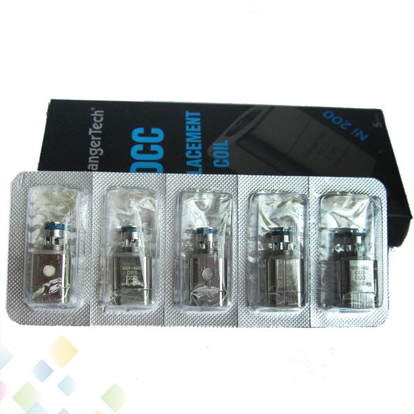 Authentic Subtank OCC Ni200 Coil Sub Ohm Coil 0.15 Ohm NI200 Temperature Sensing Coils for temperature control mod DHL Free
Authentic Subtank OCC Ni200 Coil Sub Ohm Coil 0.15 Ohm NI200 Temperature Sensing Coils for temperature control mod DHL Free