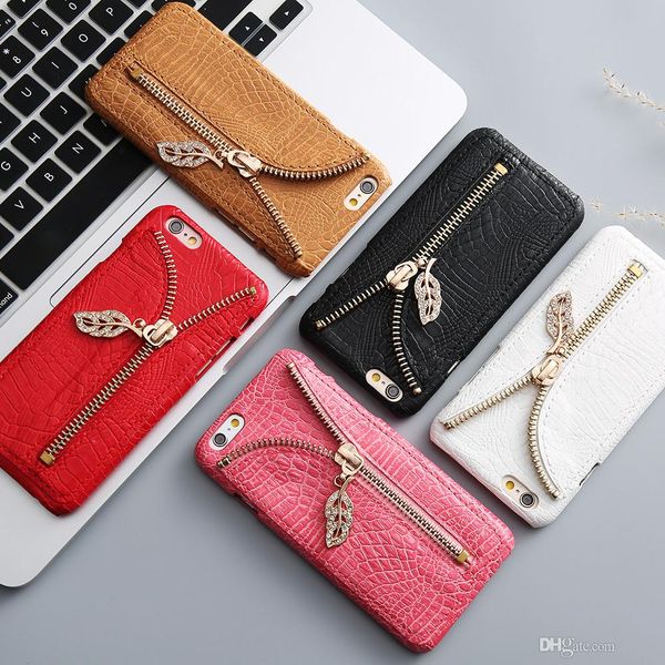 case for iphone 7 plus samsung s6 s7 edge crocodile pattern card slot phone back cover for iphone 7 6 6s plus 5 5s se +zipper diamond
case for iphone 7 plus samsung s6 s7 edge crocodile pattern card slot phone back cover for iphone 7 6 6s plus 5 5s se +zipper diamond