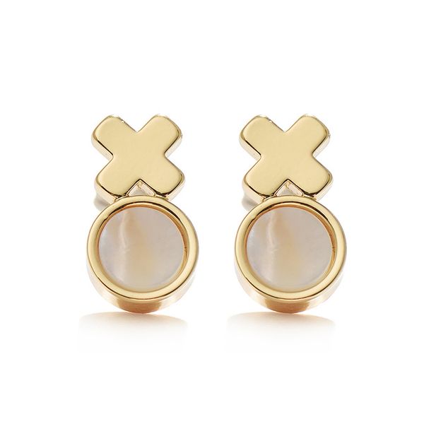 style women's delicate basic stud earrings copper plated 14 k gold natural shell jewelry earrings original design factory price
style women's delicate basic stud earrings copper plated 14 k gold natural shell jewelry earrings original design factory price