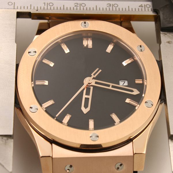 black 42mm classic mens watches automatic mechanical watches transparent back rose gold case black rubber strap mens wristwatch, Slivery;brown
black 42mm classic mens watches automatic mechanical watches transparent back rose gold case black rubber strap mens wristwatch, Slivery;brown