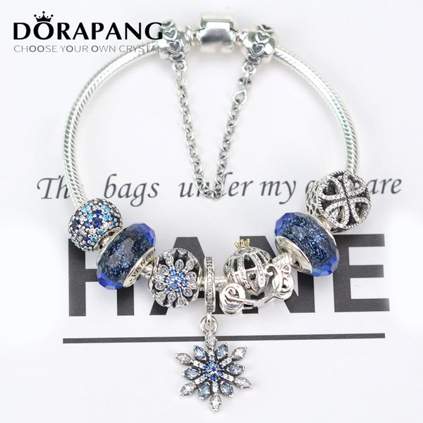 dorapang 100% 925 sterling silver charm beads bracelets blue snow series collocation bracelet suitable for women diy bangles send the box, Black
dorapang 100% 925 sterling silver charm beads bracelets blue snow series collocation bracelet suitable for women diy bangles send the box, Black