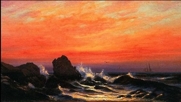 framed francis a. silva - rocky coast with ocean waves rock in sunset,pure hand painted seascape art oil painting canvas.multi sizes s035
framed francis a. silva - rocky coast with ocean waves rock in sunset,pure hand painted seascape art oil painting canvas.multi sizes s035