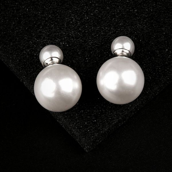 Fashion White high-quality Free Shipping Double-Sided Imitation Pearl Earrings Women Earrings 15mm big Earring for girl gift
Fashion White high-quality Free Shipping Double-Sided Imitation Pearl Earrings Women Earrings 15mm big Earring for girl gift