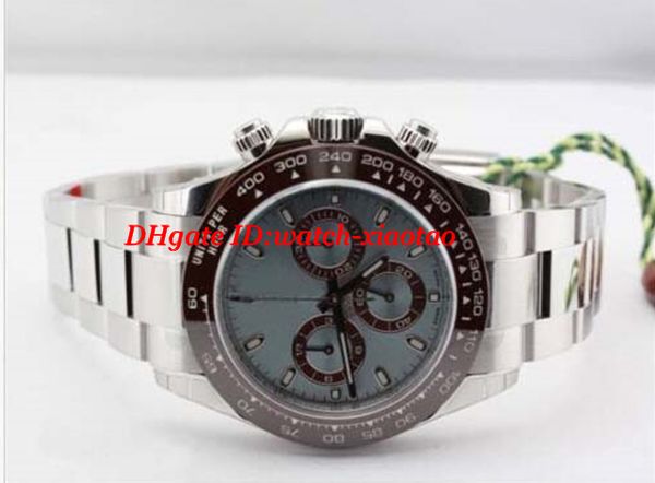 luxury stainless steel bracelet cosmograph platinum 116506 mens watch 40mm automatic mechanical man watches wristwatch, Slivery;brown
luxury stainless steel bracelet cosmograph platinum 116506 mens watch 40mm automatic mechanical man watches wristwatch, Slivery;brown