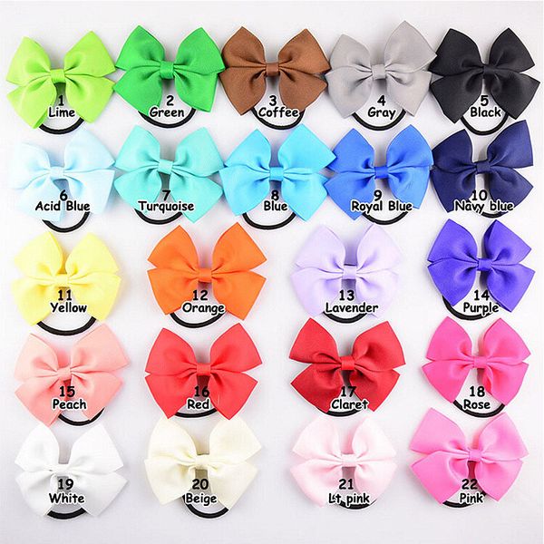 grosgrain ribbon hair bow with different color elastic headband for pony tail holder for kids headwear 20pcs/lot, Pink
grosgrain ribbon hair bow with different color elastic headband for pony tail holder for kids headwear 20pcs/lot, Pink