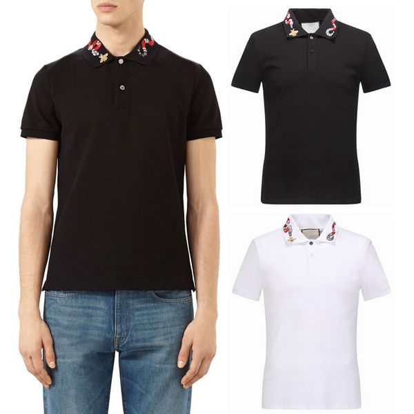 Snake embroidery collar polo men 2017 new brand top hort leeved cotton ca ual plit hem polo hirt
Snake embroidery collar polo men 2017 new brand top hort leeved cotton ca ual plit hem polo hirt