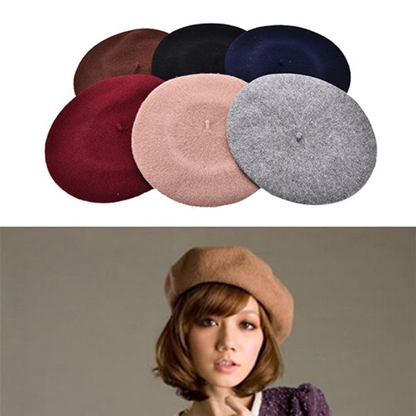 wholesale- 1pcs women vintage winter berets hat wool blend pillbox hat beret beanie gifts 6 colors wholesale, Blue;gray
wholesale- 1pcs women vintage winter berets hat wool blend pillbox hat beret beanie gifts 6 colors wholesale, Blue;gray
