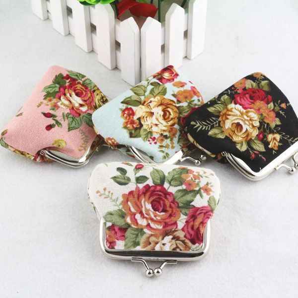 fashion vintage flower coin purse canvas key holder wallet hasp small gifts bag clutch handbag, Red;black
fashion vintage flower coin purse canvas key holder wallet hasp small gifts bag clutch handbag, Red;black