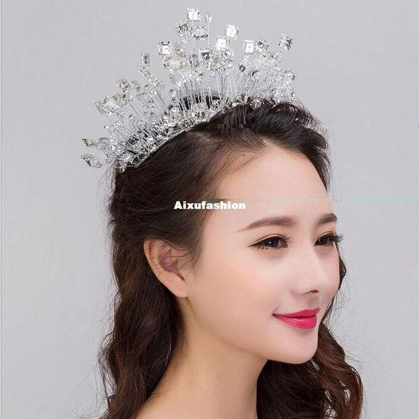 high-end handmade crystal soft crown rhinestone tiaras bridal headband headpiece wedding hair accessories bridal hair jewelry 2017, Slivery;golden
high-end handmade crystal soft crown rhinestone tiaras bridal headband headpiece wedding hair accessories bridal hair jewelry 2017, Slivery;golden
