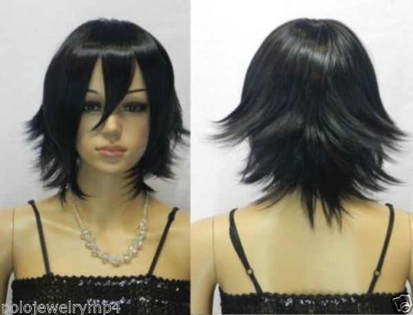 new fashion picture wig >new wig cosplay short black reflex action hair women wig 
new fashion picture wig >new wig cosplay short black reflex action hair women wig