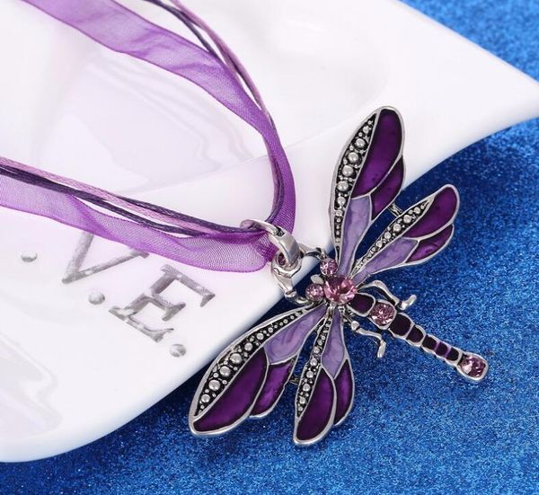 12pcs crystal dragonfly pendant necklace 8colors creative dragonfly with ribbons necklaces 2017 christmas jewelry in stock, Silver
12pcs crystal dragonfly pendant necklace 8colors creative dragonfly with ribbons necklaces 2017 christmas jewelry in stock, Silver