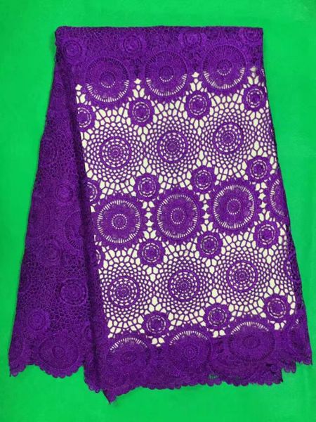 5 y/pc popular purple embroidery african water soluble lace fabric with flower design french cord lace for dress dw14-4
5 y/pc popular purple embroidery african water soluble lace fabric with flower design french cord lace for dress dw14-4