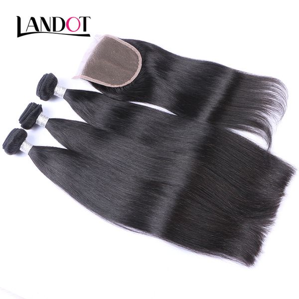 8A Lace Closure with 3 Bundles Brazilian Virgin Hair Weaves Malaysian Peruvian Indian Cambodian Mongolian Straight Remy Human Hair Closures
8A Lace Closure with 3 Bundles Brazilian Virgin Hair Weaves Malaysian Peruvian Indian Cambodian Mongolian Straight Remy Human Hair Closures