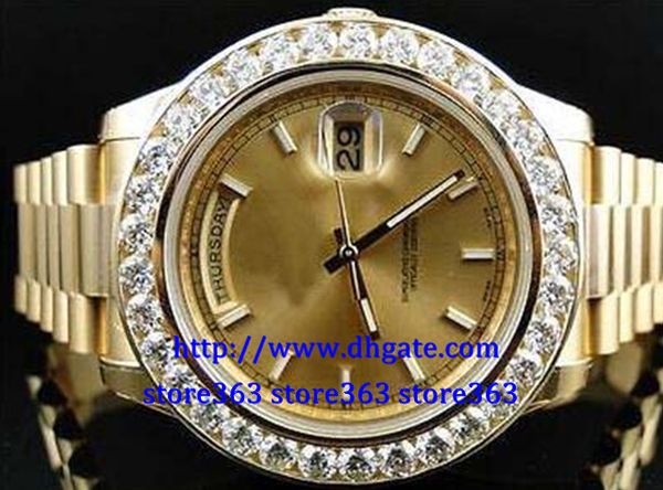 factory wholesale watches new mens president 2 ii solid 18 kt 43mm diamond watch gold dial*007--033, Slivery;brown
factory wholesale watches new mens president 2 ii solid 18 kt 43mm diamond watch gold dial*007--033, Slivery;brown