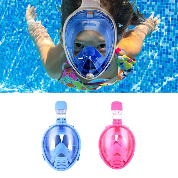 

Детские полнолицевые маски Безопасный подводное плавание с аквалангом Водный сп