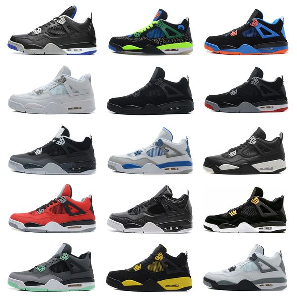 2018 wholesale 4 Basketball Shoes Men 4s Pure Money Bred Fire Red White Cement Royalty Thunder Sports Sneakers men shoes us 8-13
2018 wholesale 4 Basketball Shoes Men 4s Pure Money Bred Fire Red White Cement Royalty Thunder Sports Sneakers men shoes us 8-13