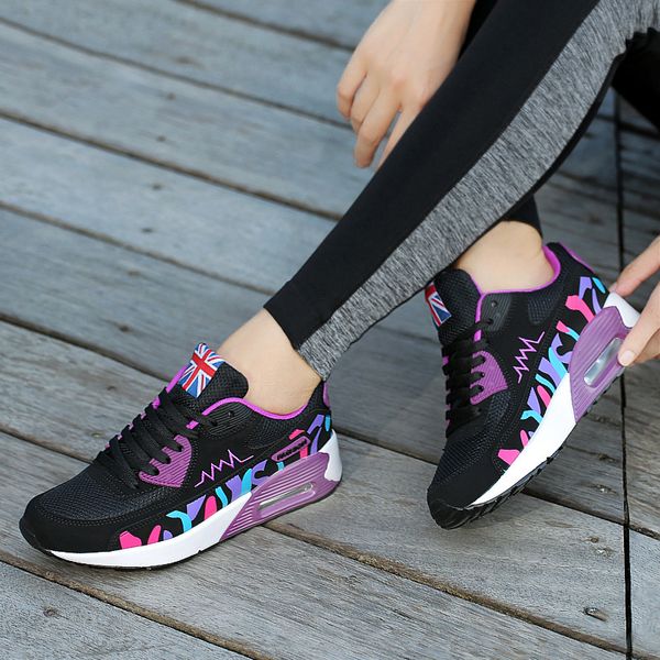 shoes for women ladies girls shoes sport shoes walking shoes fashion running shoes athletic shoes casual shoes, Black