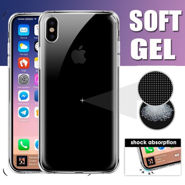 Ultra Soft TPU Clear Transparent Rubber Silicone Cover Case For iPhone XS Max XR X 8 7 Plus Samsung Galaxy S10 E S9 S8 M10 M20 M30 A10 A30
Ultra Soft TPU Clear Transparent Rubber Silicone Cover Case For iPhone XS Max XR X 8 7 Plus Samsung Galaxy S10 E S9 S8 M10 M20 M30 A10 A30