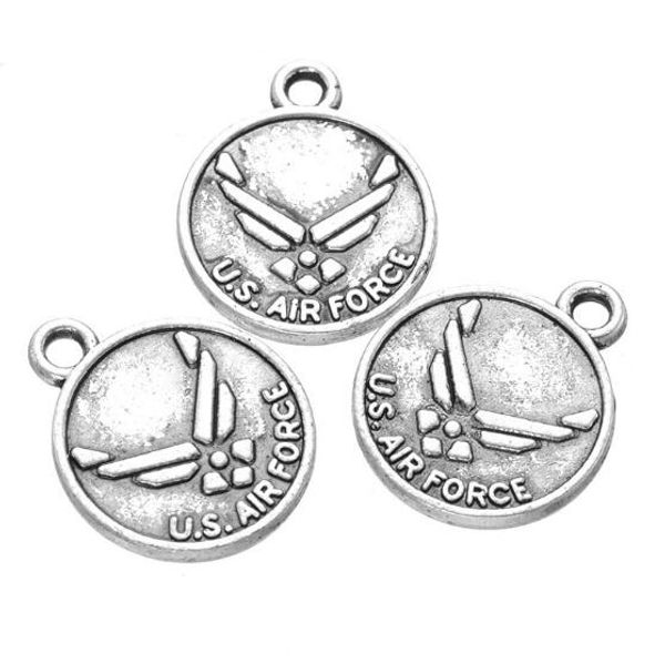 300 pcs usa air force charms pendant good for diy craft, jewelry making, garment & bags accessories, Bronze;silver
300 pcs usa air force charms pendant good for diy craft, jewelry making, garment & bags accessories, Bronze;silver