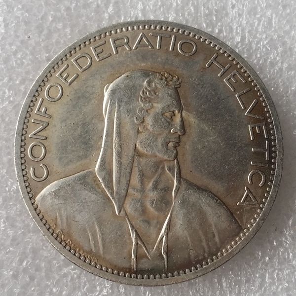 1923 Швейцария (Конфедерация) Серебро 5 франков (5 франков) Диаметр монеты: 37 мм
1923 Швейцария (Конфедерация) Серебро 5 франков (5 франков) Диаметр монеты: 37 мм