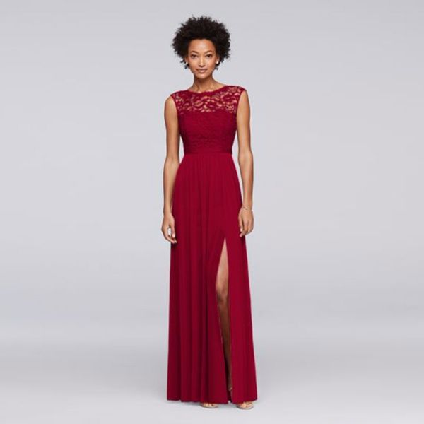 long slit front bridesmaid dress with ribbon waist 4xlf19328 wedding party dress evening dress formal dresses, White;pink
long slit front bridesmaid dress with ribbon waist 4xlf19328 wedding party dress evening dress formal dresses, White;pink