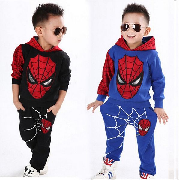 cute boy's hoodie sweatshirt and pants set spiderman pattern cotton hooded cartoon set for 2-8yrs children kid outerwear clothes set, White
cute boy's hoodie sweatshirt and pants set spiderman pattern cotton hooded cartoon set for 2-8yrs children kid outerwear clothes set, White