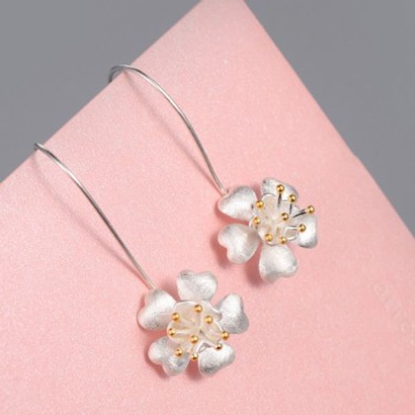 charm flower earrings s925 silver sterling flower hanging dangle earrings jewelry gifts for her hoop earrings, Golden;silver
charm flower earrings s925 silver sterling flower hanging dangle earrings jewelry gifts for her hoop earrings, Golden;silver