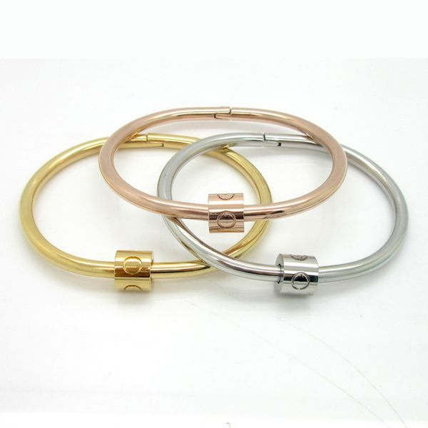 fashion new stainless steel screw love bracelet jewelry cuff rose gold plate bangles bracelets for women love bracelet, Black
fashion new stainless steel screw love bracelet jewelry cuff rose gold plate bangles bracelets for women love bracelet, Black