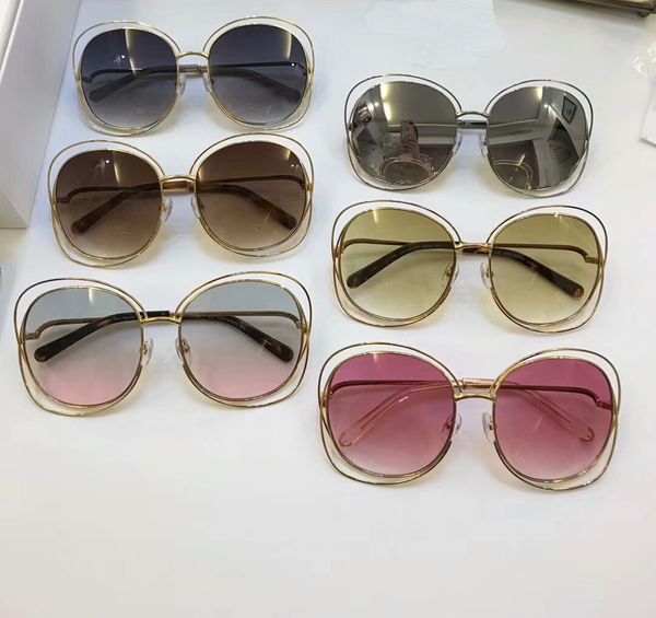 women carlina ce126s gold/transparent grey sunglasses designer sunglasses brand new with box, White;black
women carlina ce126s gold/transparent grey sunglasses designer sunglasses brand new with box, White;black