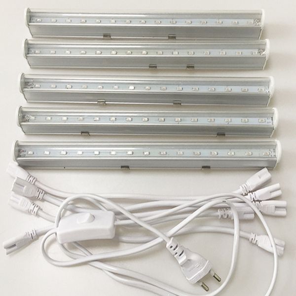 (5pcs/lot) T5 LED Grow Light 630nm Red and 460nm Blue LED Lamp for Plants, EU plug switch wire with input voltage 85-265V
(5pcs/lot) T5 LED Grow Light 630nm Red and 460nm Blue LED Lamp for Plants, EU plug switch wire with input voltage 85-265V