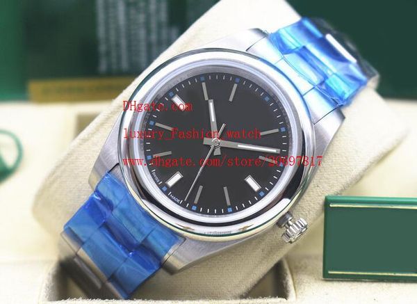 luxury sapphire perpetual 39mm no date steel domed black dial 114300 automatic mechanical mens men's watch watches, Slivery;brown
luxury sapphire perpetual 39mm no date steel domed black dial 114300 automatic mechanical mens men's watch watches, Slivery;brown