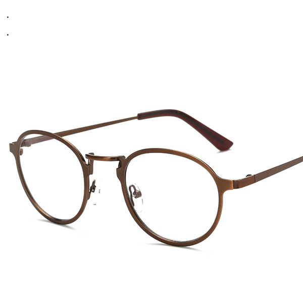 wholesale- vintage brushed metal eyewear round prescription eyeglasses frames clear lens optical glasses spectacle frames for men women, Silver
wholesale- vintage brushed metal eyewear round prescription eyeglasses frames clear lens optical glasses spectacle frames for men women, Silver