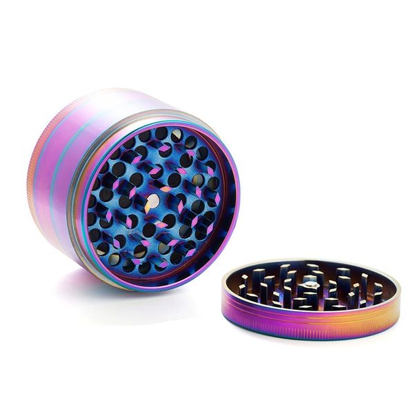 Beautiful 40mm/50mm/55mm/63mm Rainbow Grinders With 4 Parts Grinder Zinc Alloy Material Top Tobacco Herb Grinders Smoking Crusher
Beautiful 40mm/50mm/55mm/63mm Rainbow Grinders With 4 Parts Grinder Zinc Alloy Material Top Tobacco Herb Grinders Smoking Crusher