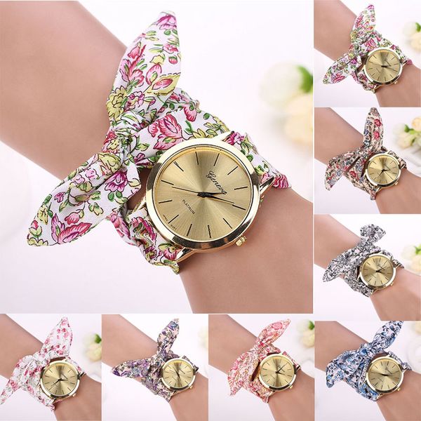 luxury women girl floral cloth quartz wristwatch bracelet new casual female vintage watch ladies dress watches clock, Slivery;brown
luxury women girl floral cloth quartz wristwatch bracelet new casual female vintage watch ladies dress watches clock, Slivery;brown