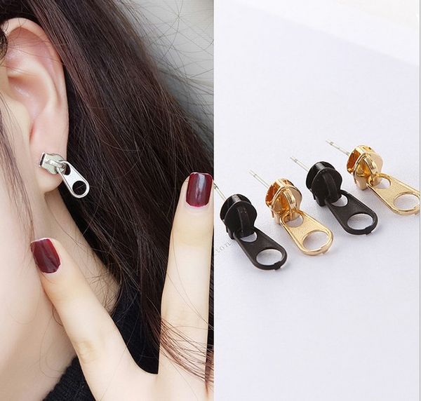 personality jewelry zip zip zap ear stud earrings stainless steel ear pins ear studs for womens casual, Golden;silver
personality jewelry zip zip zap ear stud earrings stainless steel ear pins ear studs for womens casual, Golden;silver